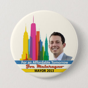 Joe Melaragno für NYC Bürgermeister 2013 Button