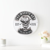 Joe Morris Art Clock Große Wanduhr (Zuhause)