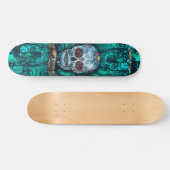 Joe morris Kunst-Schädel-Plattform Skateboard (Horizontal)