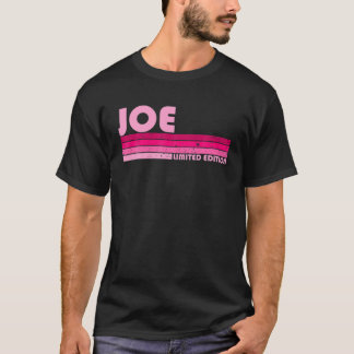 JOE Name Personalisierte Retro Vintage 80er 90er G T-Shirt