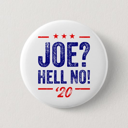 Joe? Nein! Button (Vorderseite)