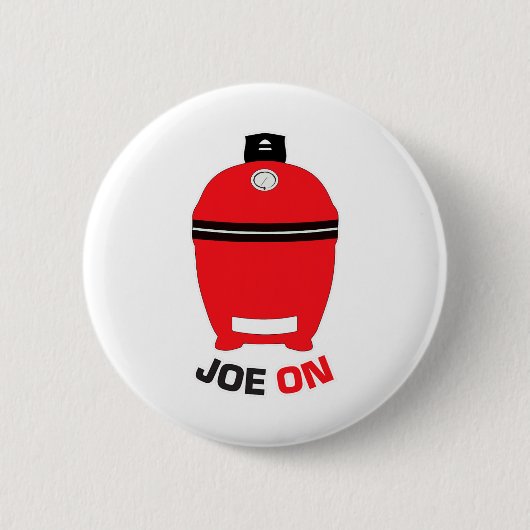 Joe on Red Grillen Grilling Low and Slow Kamado Ch Button (Vorderseite)