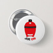Joe on Red Grillen Grilling Low and Slow Kamado Ch Button (Vorne & Hinten)