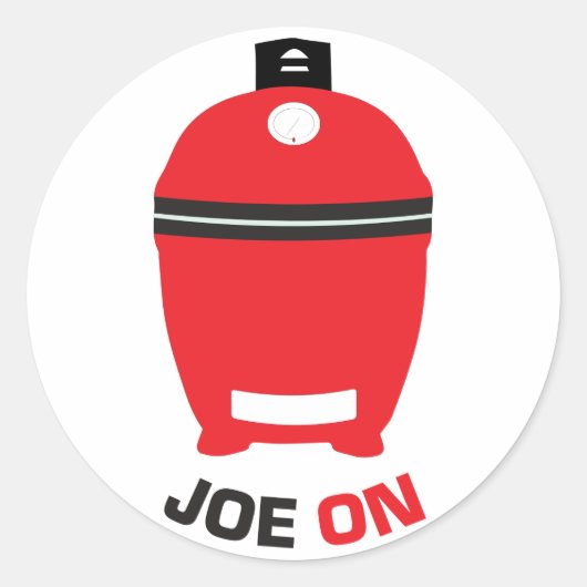 Joe On Sticker für Kamado Grill Fans (Vorderseite)