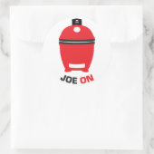 Joe On Sticker für Kamado Grill Fans (Tasche)