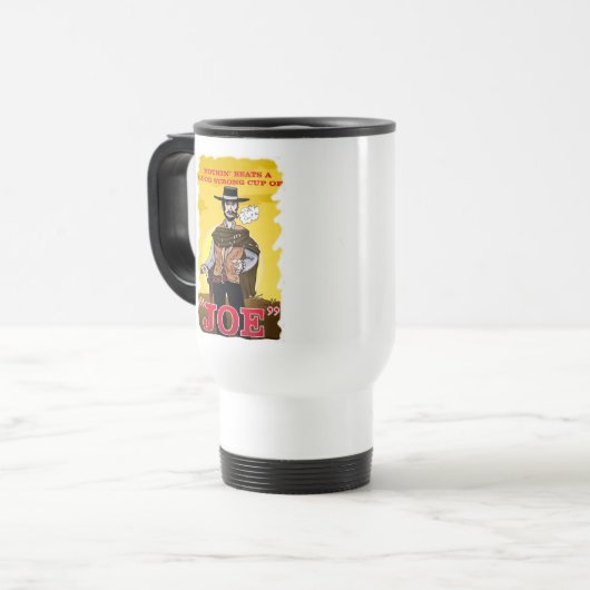 "Joe-" Reise-Tasse Reisebecher (Vorderseite Links)