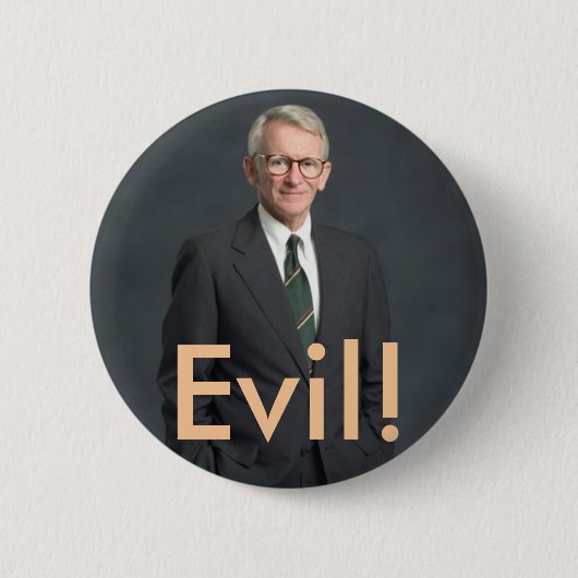 Joe Riley, Übel! Button (Vorderseite)