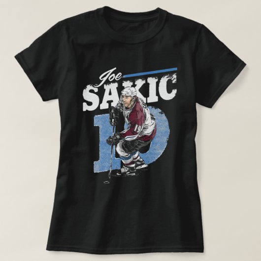 Joe Sakic Retro T-Shirt (Design vorne)