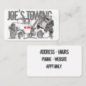 Joe-Schleppseil Visitenkarte (Vorne/Hinten)