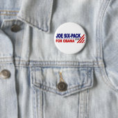 Joe Sechs-Satz für Obama 2008 Button (Beispiel)