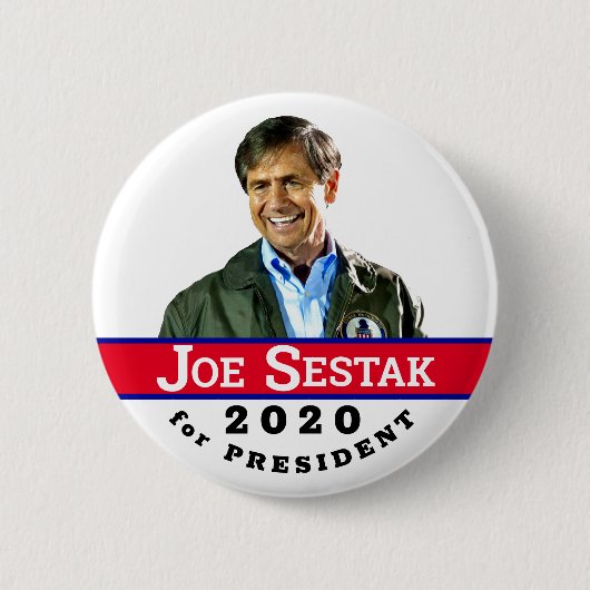 Joe Sestak für Präsident 2020 Button (Vorderseite)