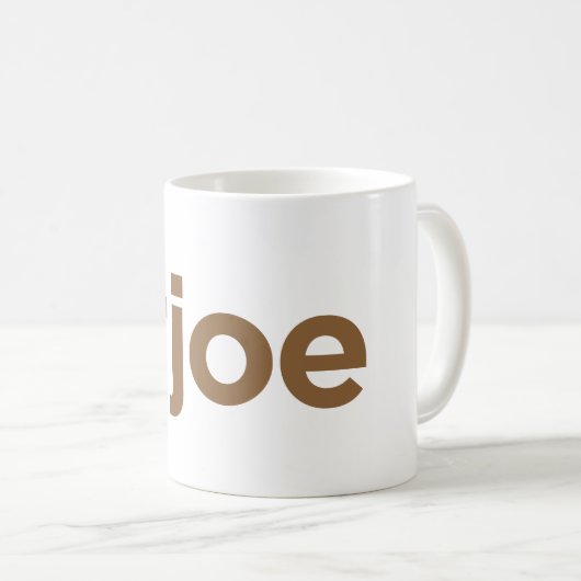 Joe-Tasse Kaffeetasse (VorderseiteRechts)