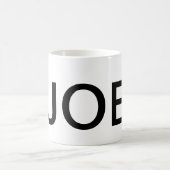 JOE-Text-Kaffee-Tassen-Trinkbehälter-Koffein Kaffeetasse (Mittel)