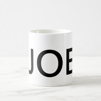 JOE-Text-Kaffee-Tassen-Trinkbehälter-Koffein Kaffeetasse