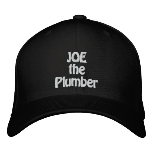 JOE the Plumber Bestickte Kappe (Vorderseite)