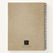 Joe Time Coffee Notebook Notizblock (Rückseite)