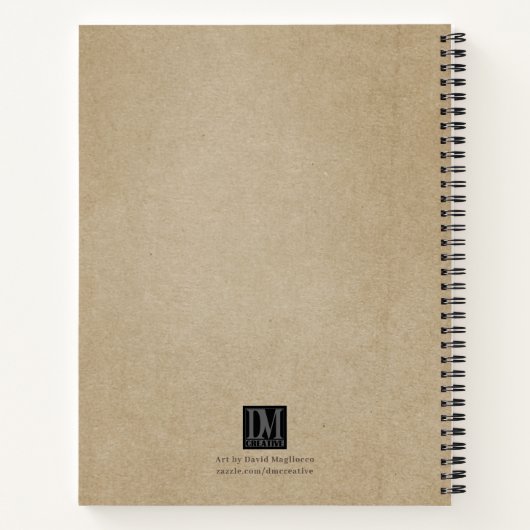 Joe Time Coffee Notebook Notizblock (Rückseite)