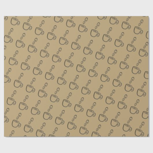 Joe Time Coffee Tasse Geschenkpapier (Flach)