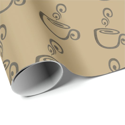 Joe Time Coffee Tasse Geschenkpapier (Rolleneckpunkt)