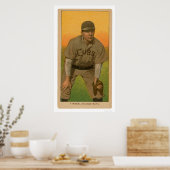 Joe Tinker Baseball Card 1909 Poster (Küche)
