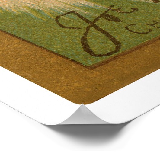 Joe Tinker Cubs Baseball 1911 Poster (Ecke)