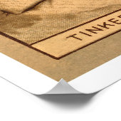 Joe Tinker Cubs Baseball 1912 Poster (Ecke)