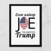 Joe Trumps amerikanische Flagge Postkarte (Vorderseite)