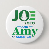 Joe und Amy 2020 Button (Vorderseite)