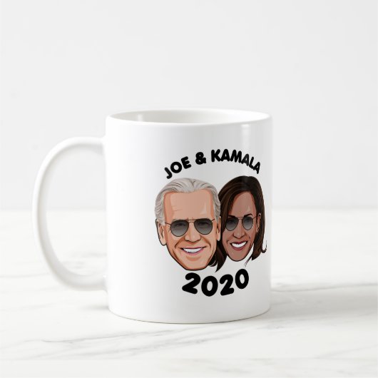 JOE UND KAMALA 2020 KAFFEETASSE (Links)