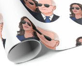Joe und Kamala Aviators Geschenkpapier (Rolleneckpunkt)