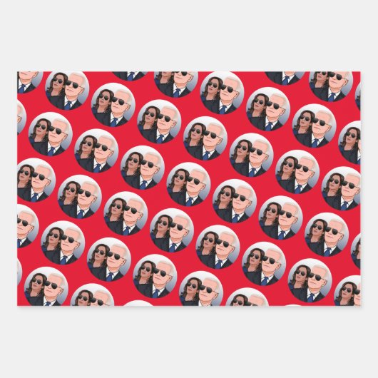 Joe und Kamala Aviators Geschenkpapier Set (Vorderseite 3)