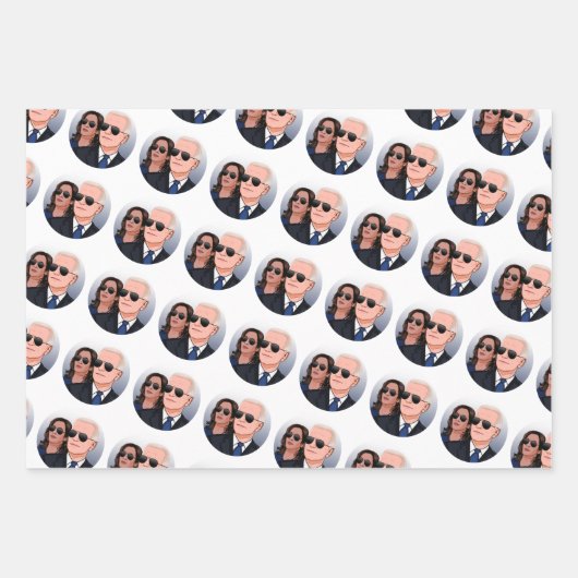 Joe und Kamala Aviators Geschenkpapier Set (Vorderseite)