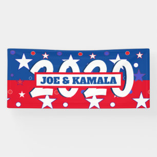 Joe und Kamala Patriotic Celebratory Political Banner