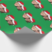 Joe und Kamala Weihnachten Geschenkpapier (Ecke)