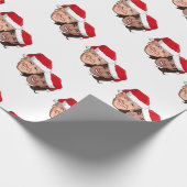 Joe und Kamala Weihnachten Geschenkpapier (Ecke)