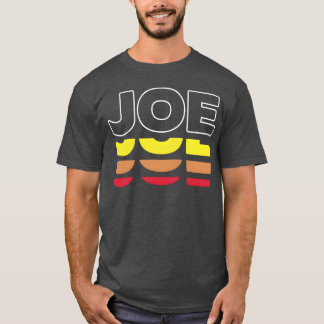 Joe Vorname Lustig Vintage Sonnenuntergang Joe lus T-Shirt
