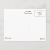 Joe Watts, Texas Cowboy Postkarte (Rückseite)