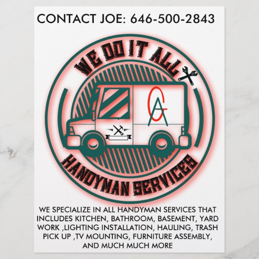 JOE WERBUNG FLYER (Vorne)