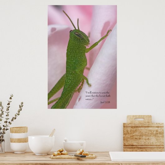 Joel 2 Scripture Poster (Küche)
