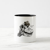 JOEL DINOSAR| LETZTER TEIL 2 ZWEIFARBIGE TASSE (Mittel)