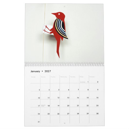 Joel Henriques 2011 moderner Spielzeug-Kalender Kalender (Jan 2027)