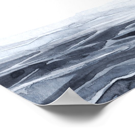 JOEL Minimalistisch Ocean Water Foto Begrüßung Poster (Ecke)