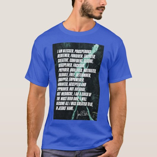 Joel Olsteen Zitat Mädchen T-Shirt (Vorderseite)