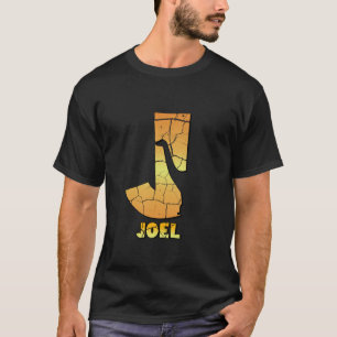 Joel personalisierte Jungs Dinosaurier niedliche b T-Shirt