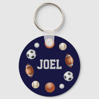 Joel World of Sports Key Chain - Blue Schlüsselanhänger