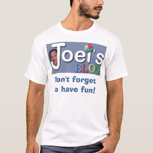 Joels Blog T-Shirt (Vorderseite)