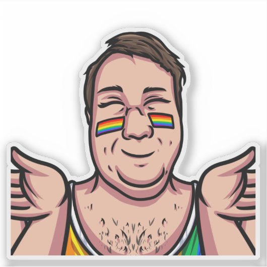 JoeMLyman Open Arm Aufkleber (Vorderseite)