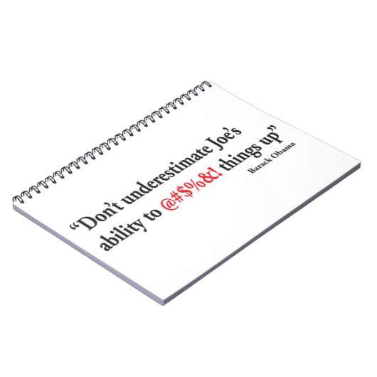 Joes-Abiklitry Notizblock (Linke Seite)