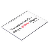 Joes-Abiklitry Notizblock (Linke Seite)