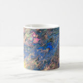 Joe's Abstrakte Kunst - Blue Rush - Coffee Cups Kaffeetasse (Mittel)